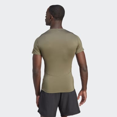 T-shirt de Treino Techfit Verde Homem Ginásio E Treino