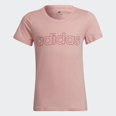 T-shirt adidas Essentials Rose Filles Sportswear