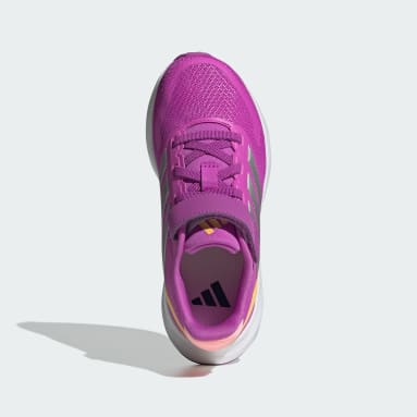 Adidas toddler shoes purple top