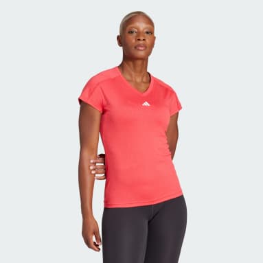 Tričko AEROREADY Train Essentials Minimal Branding V-Neck