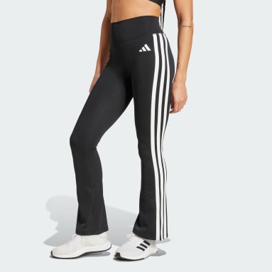 Optime Essentials 3-Stripes Flared Leggings