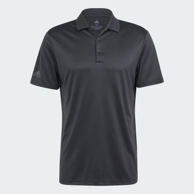 Men's Golf Black Performance Primegreen Polo Shirt