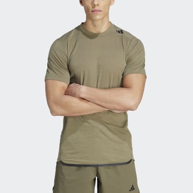 Mænd Fitness Og Træning Grøn Designed for Training Pro Series Strength T-shirt
