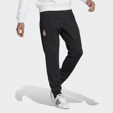 Pantalon de survêtement Trèfle Real Madrid Essentials Noir Hommes Originals