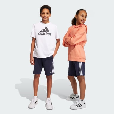 Kids Sportswear Blue Essentials 3-Stripes Knit Shorts