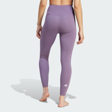 Women Training Purple Yoga Essentials High-Waisted Leggings