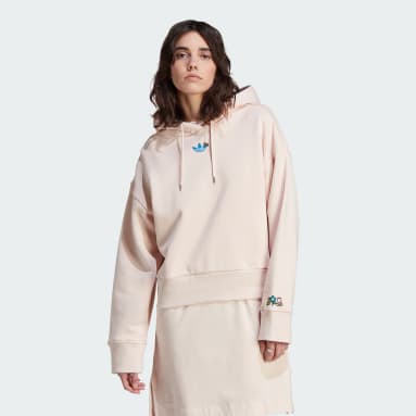 Originals Moletons E Casacos Rosa adidas BR