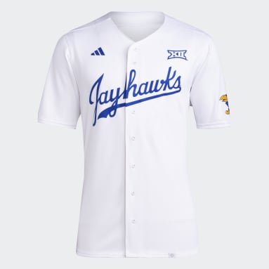 Men's Baseball White Jayhawks Retail Baseball Jersey