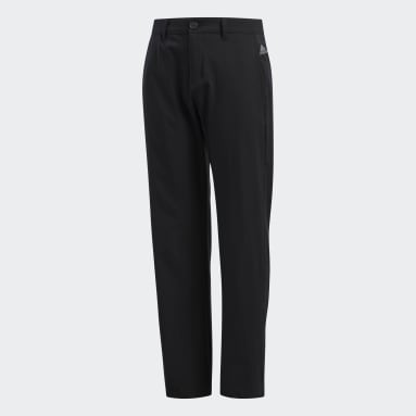 Youth Golf Black Solid Golf Pants