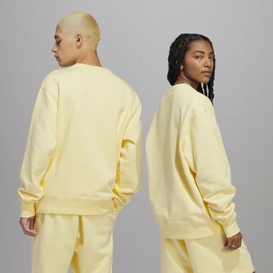 Lifestyle Yellow Pharrell Williams Basics Crew Sweatshirt (Gender Neutral)