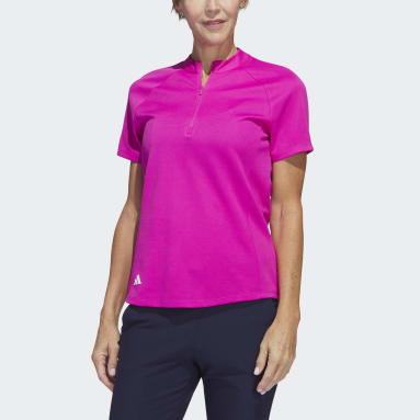 Playera Polo Texturizada Rosa Mujer Golf