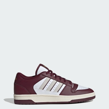 Burgundy adidas mens shoes on sale