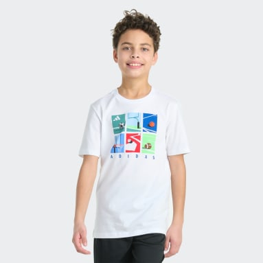 Short Sleeve Multi Sport Grid Graphic Tee