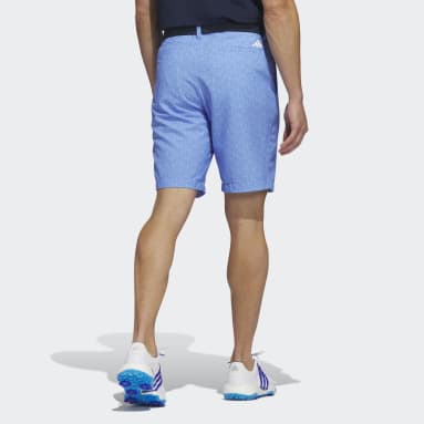 Men Golf Blue Ultimate365 Nine-Inch Printed Golf Shorts
