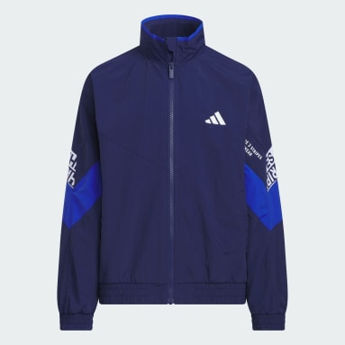 ワーディングパック ルーズフィット しわ加工 ナイロンジャケット キッズ