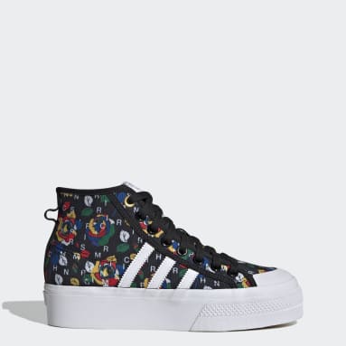 women's high top shell toe adidas