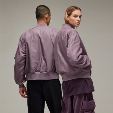 Lifestyle Purple Y-3 봄버 재킷