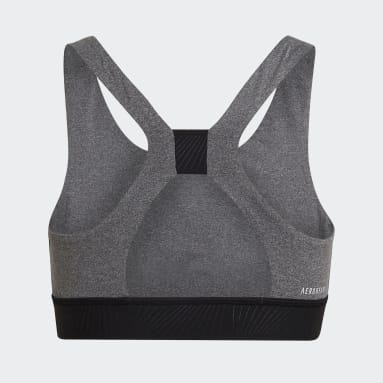 Mädchen Sportswear UP2MV AEROREADY Sport-BH Schwarz