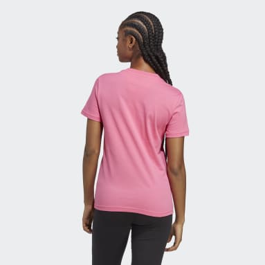 Women Sportswear Pink Essentials Slim Logo Tee