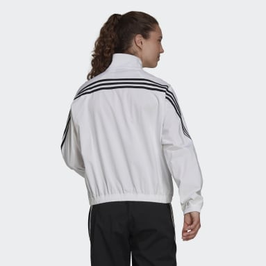 Chaqueta Deportiva adidas Sportswear Future Icons Tejida Blanco Mujer Sportswear
