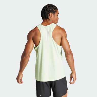 Camiseta sin mangas Own the Run Verde Hombre Running