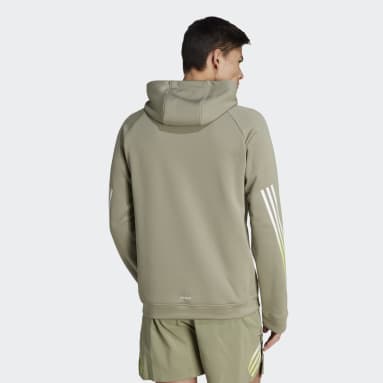 Adidas best sale hoodie khaki