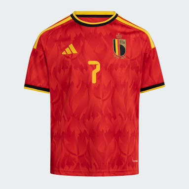 Belgium 26 Home De Bruyne Kids Jersey