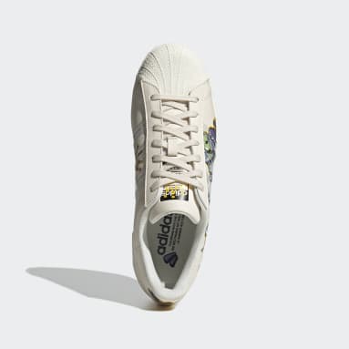 Men Originals Beige Superstar Shoes