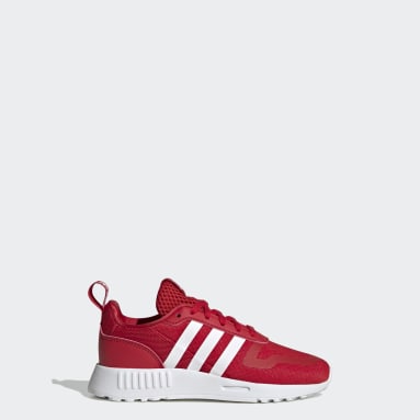 Zapatos rojos de nina adidas ES