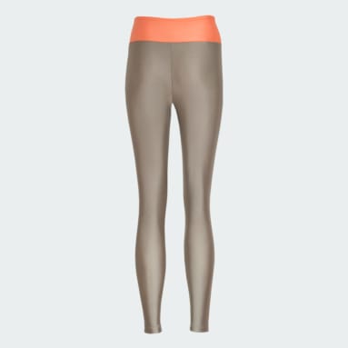 Licras Designed to Move Colorblock Pretina Alta Verde Mujer Training