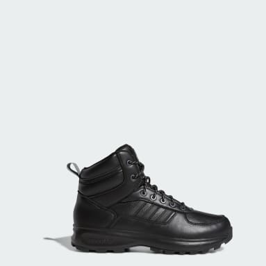 Adidas black work boots sales