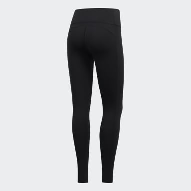 Calzas Largas Believe This 2.0 - Tiro Alto Negro Mujer Training