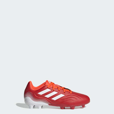 Boys Football Red Copa Sense.3 Firm Ground Boots