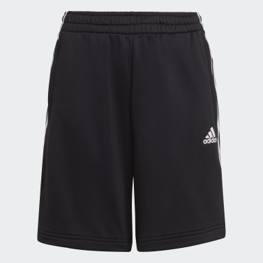 Boys Sportswear Black AEROREADY Primegreen 3-Stripes Shorts