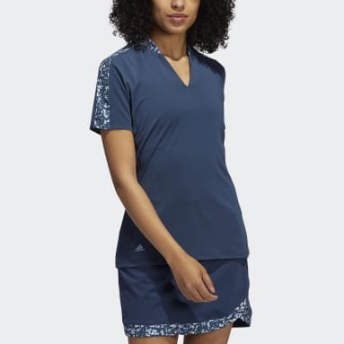 Women Golf Blue Ultimate365 Primegreen Polo Shirt