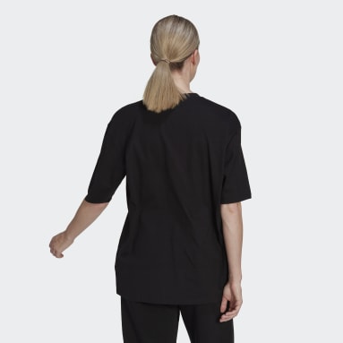 Camiseta Essentials Trefoil Manchester United Negro Mujer Originals