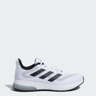 All white adidas deals running shoes