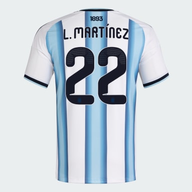 Argentina 26 Home Martinez Authentic Jersey