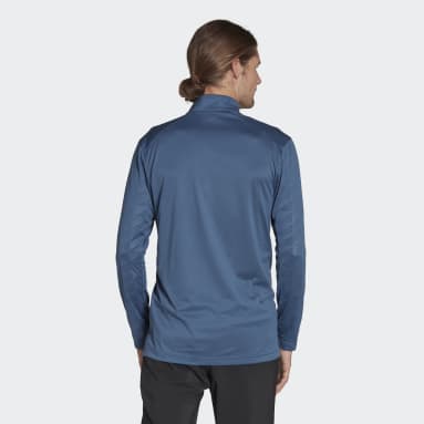 Mænd TERREX Blå Terrex Multi Half-Zip T-shirt