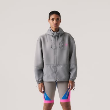 adidas by Stella McCartney Scuba Hettegenser Grå