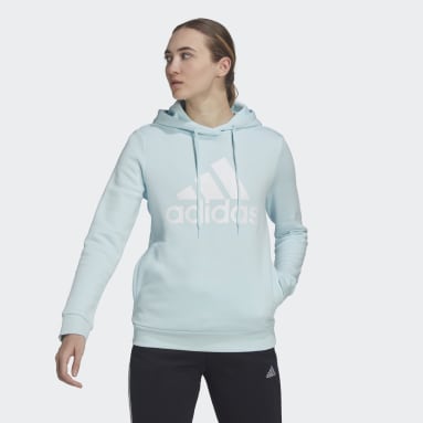 Frauen Sportswear LOUNGEWEAR Essentials Logo Fleece Hoodie Blau