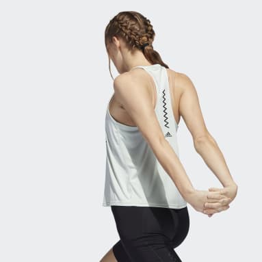Musculosa de Running Run Fast Estampada Verde Mujer Running