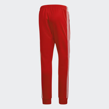 Men Originals Red ADICOLOR CLASSICS PRIMEBLUE SST TRACK PANTS