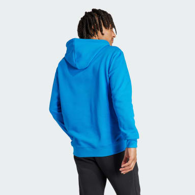Camisola com Capuz Trefoil Adicolor Classics Azul Homem Originals