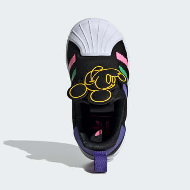 เด็ก Originals สีดำ รองเท้า adidas Originals x Disney Mickey Superstar 360 สำหรับเด็ก