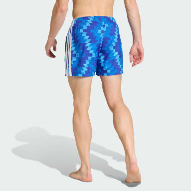 Football-Inspired Graphic Swim Shorts 5-Inch