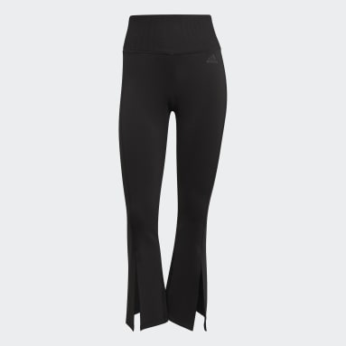 Calça Hyperglam Flared Rib Preto Mulher Sportswear