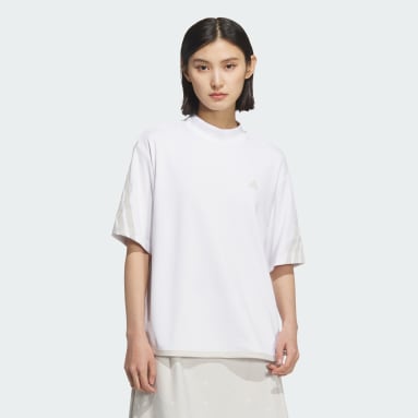 サイズ：L ADIDAS GOLF アディダスゴルフ IS4805 2024年モデル ニット セーター  ホワイト系 [240101422766] ゴルフウェア レディース ストスト 新品】ADIDAS GOLF アディダスゴルフ IS4805/2024年モデル