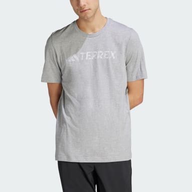 Adidas grey shop t shirt mens