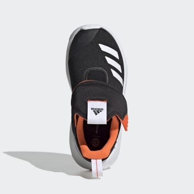 Kids Sportswear Black Suru365 Slip-On Shoes
